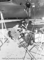 Cleaning aircraft at Pearce WA likely A65-90.jpg